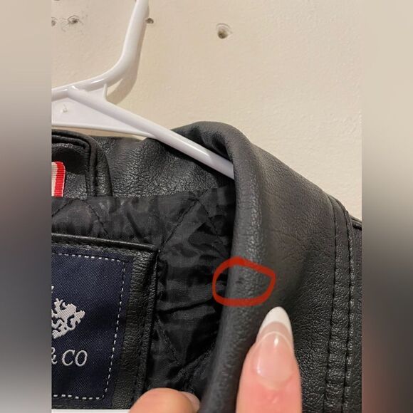 Emporio & Co Italian Button Down Leather Jacket - Picture 7 of 16